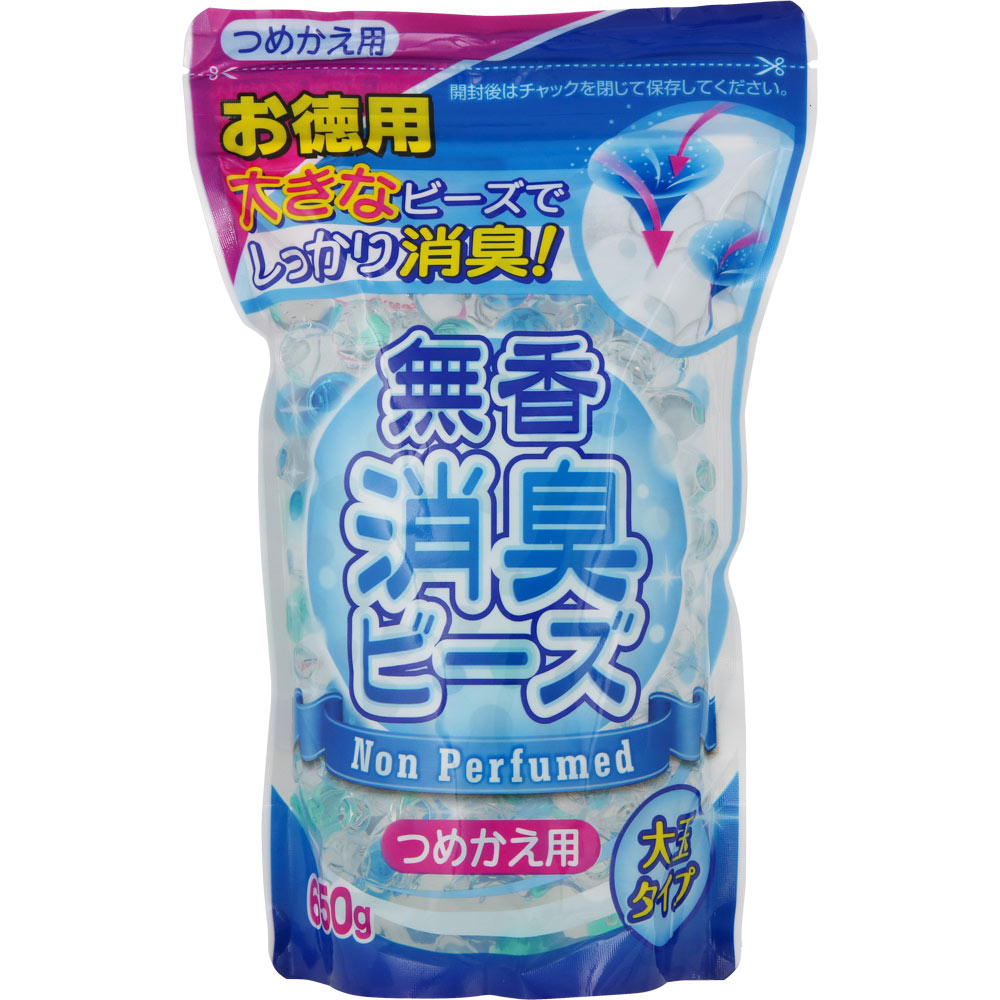 ＮＩＤ 無香消臭ビーズ つめかえ用 650g