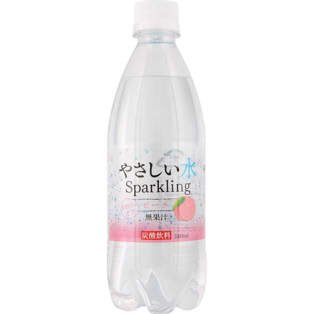 ＮＩＤ やさしい水スパークリング ピーチ 500mL