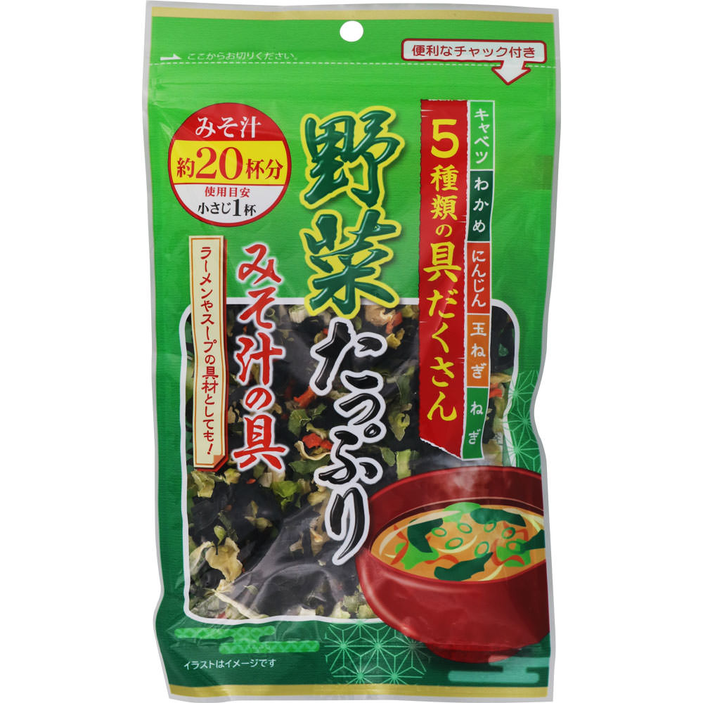ＮＩＤ 野菜たっぷりみそ汁の具 55g