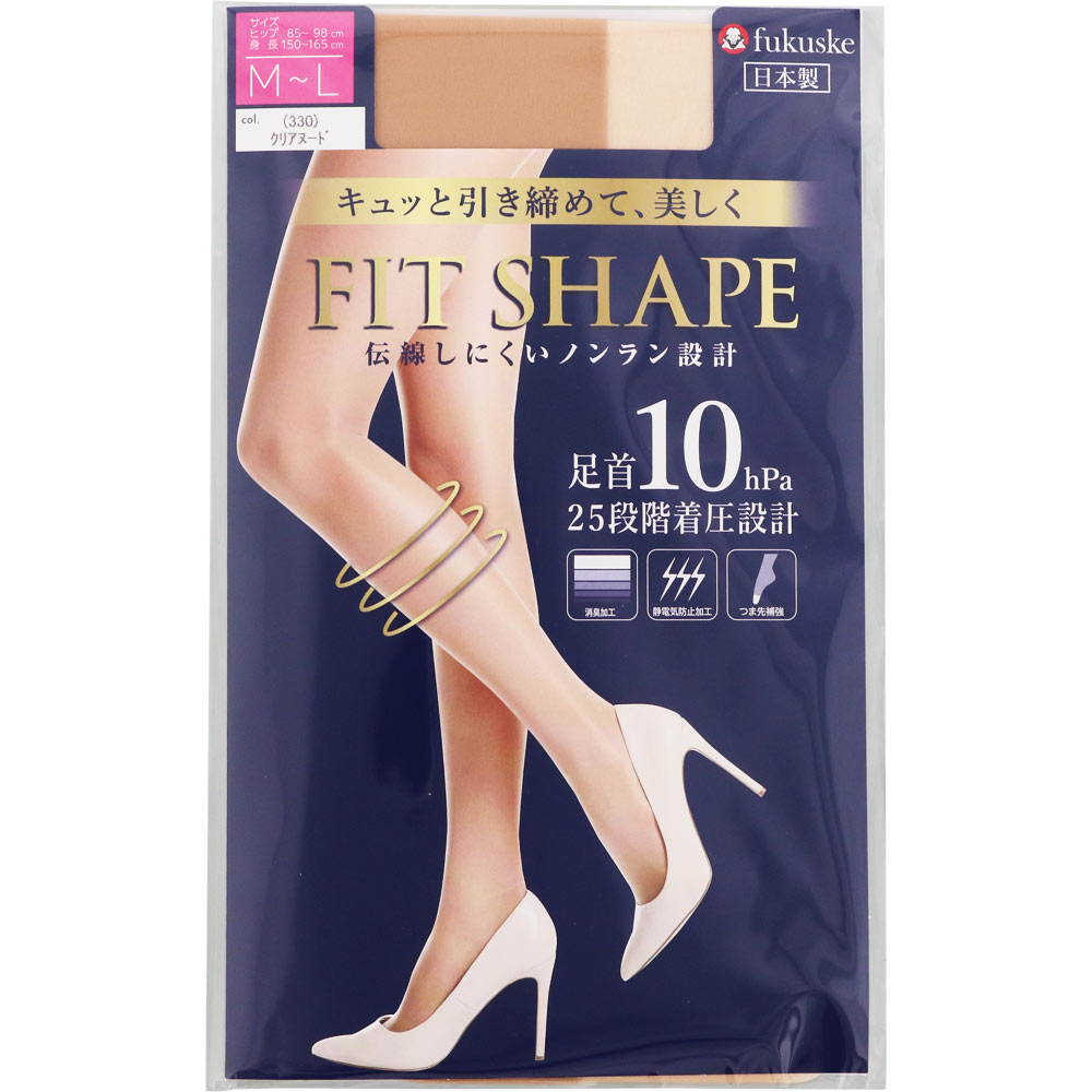 ＦＵＫＵＳＫＥ ＦＩＴ ＳＨＡＰＥ ストッキング Ｍ－Ｌ 1枚