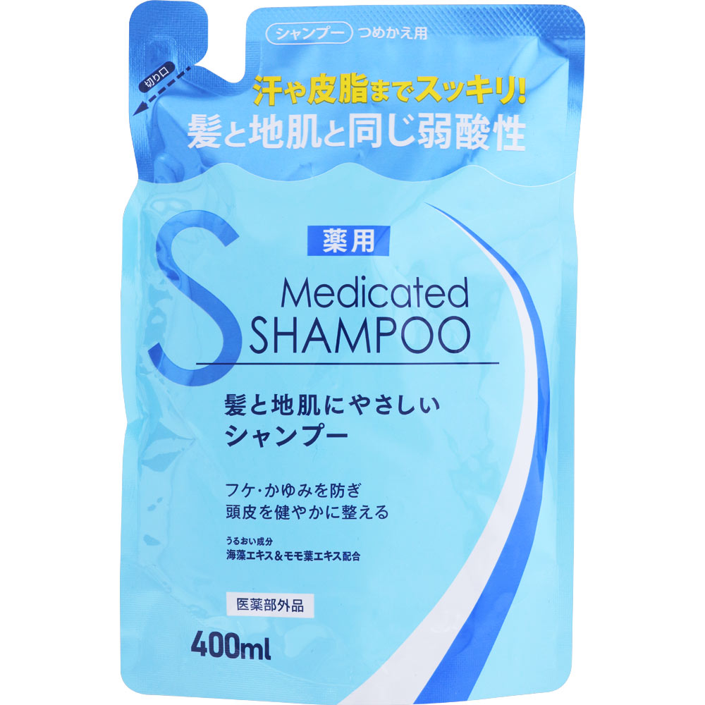 薬用髪と地肌にやさしいシャンプー 詰替 400mL