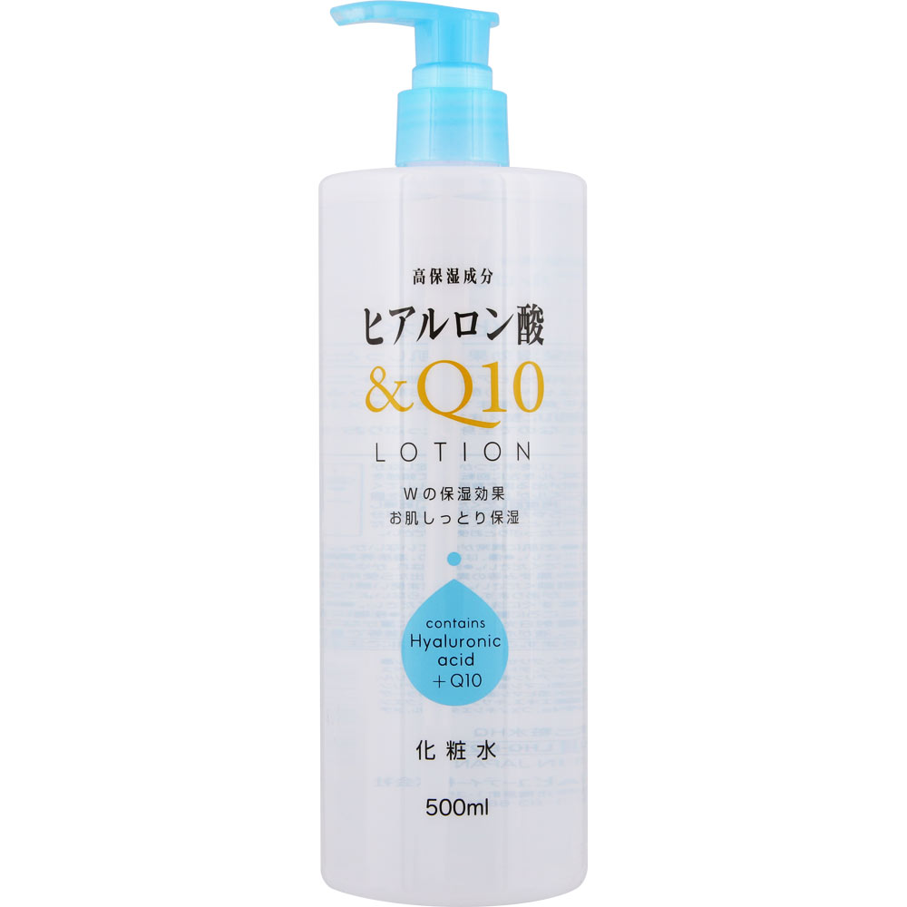 ヒアルロン酸＆コエンザイムＱ１０化粧水 本体 500mL