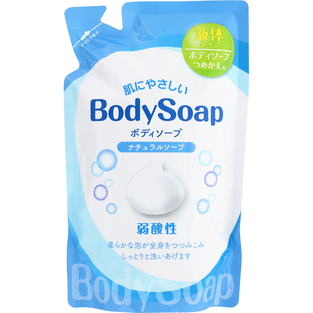 肌にやさしいボディソープ ナチュラルソープ 詰替用 400mL