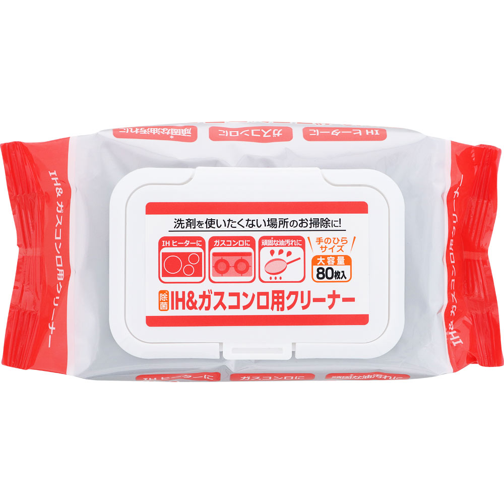 ＮＩＤ 大容量ＩＨ＆ガスコンロ用クリーナー 80枚