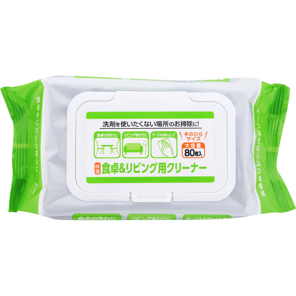ＮＩＤ 大容量食卓＆リビング用クリーナー 80枚