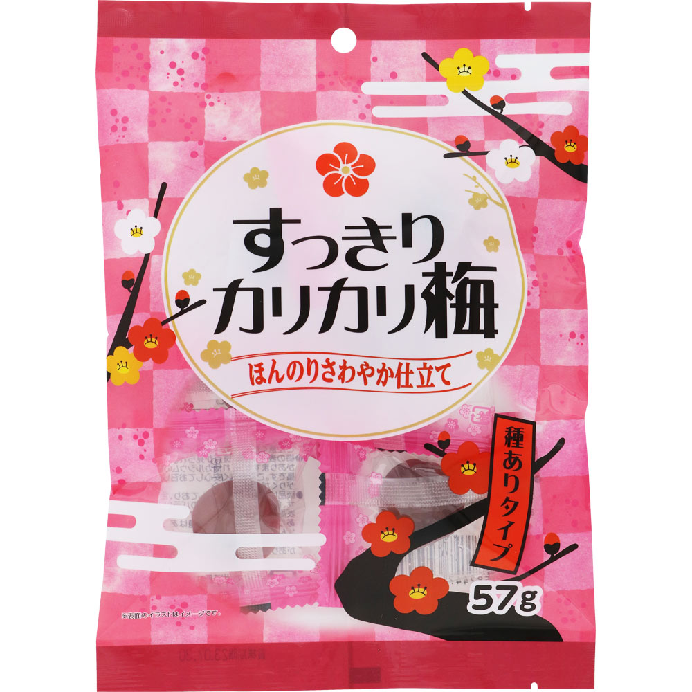 ＮＩＤ すっきりカリカリ梅 57g