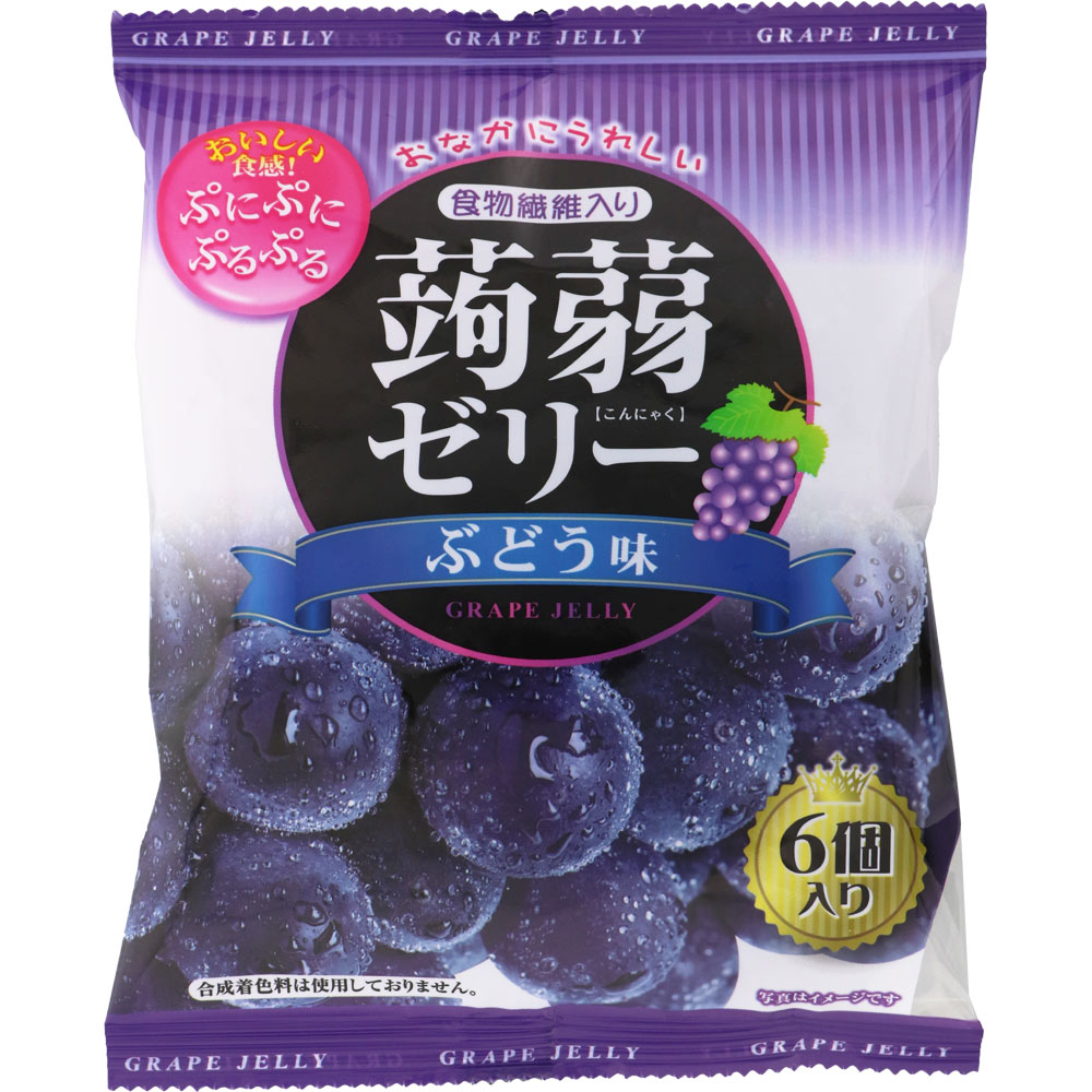 ＮＩＤ 蒟蒻ゼリーぶどう 6個