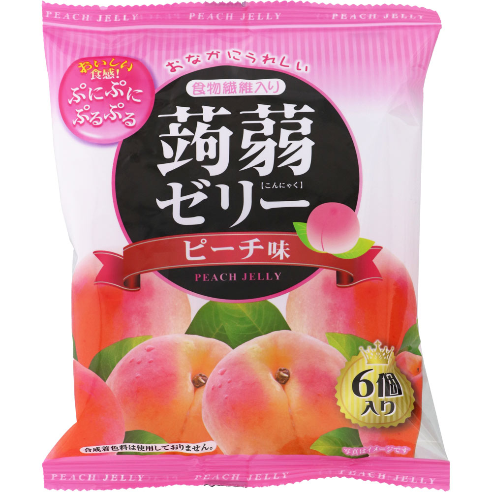 ＮＩＤ 蒟蒻ゼリーピーチ 6個