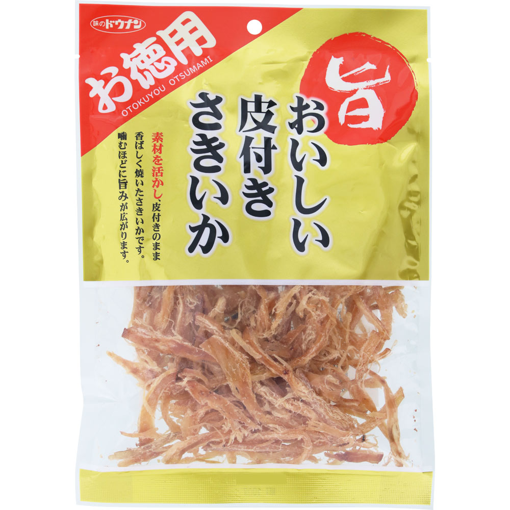 おいしい皮付きさきいか（お徳用） 100g