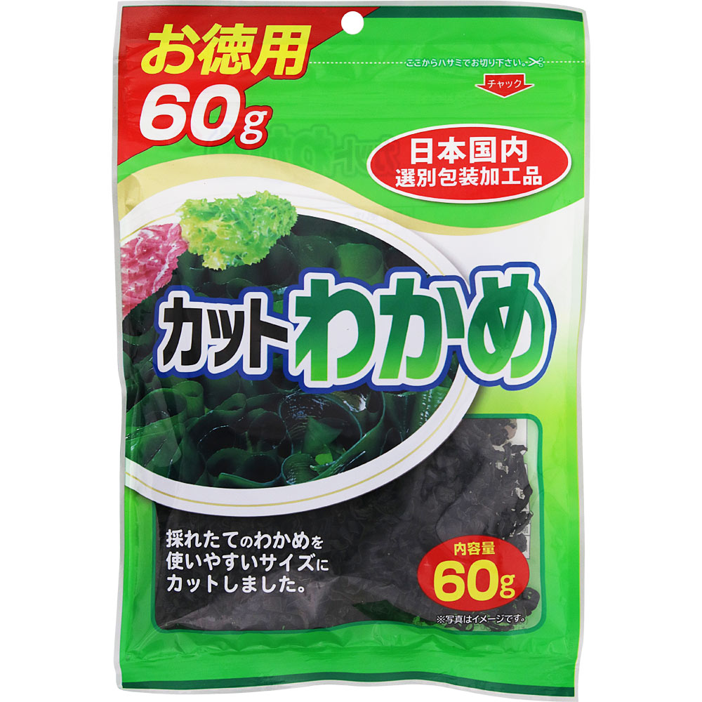 ＮＩＤ 中国産お徳用カットわかめ（国内加工） 60g