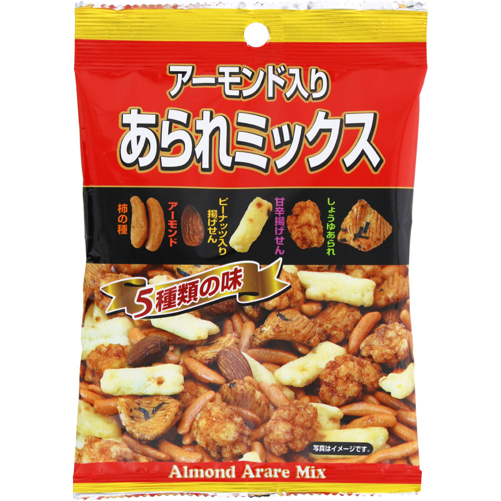 ＮＩＤ アーモンド入りあられミックス 57g