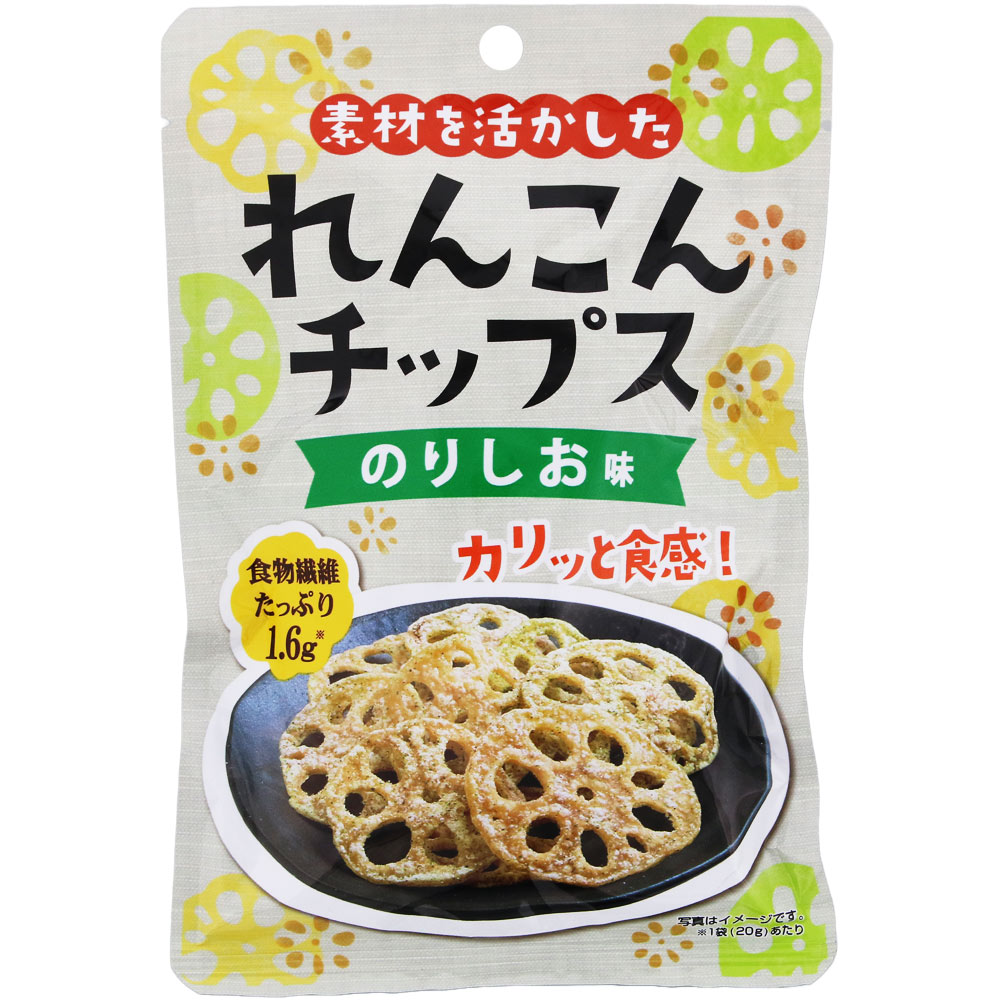 れんこんチップス のりしお味 20g