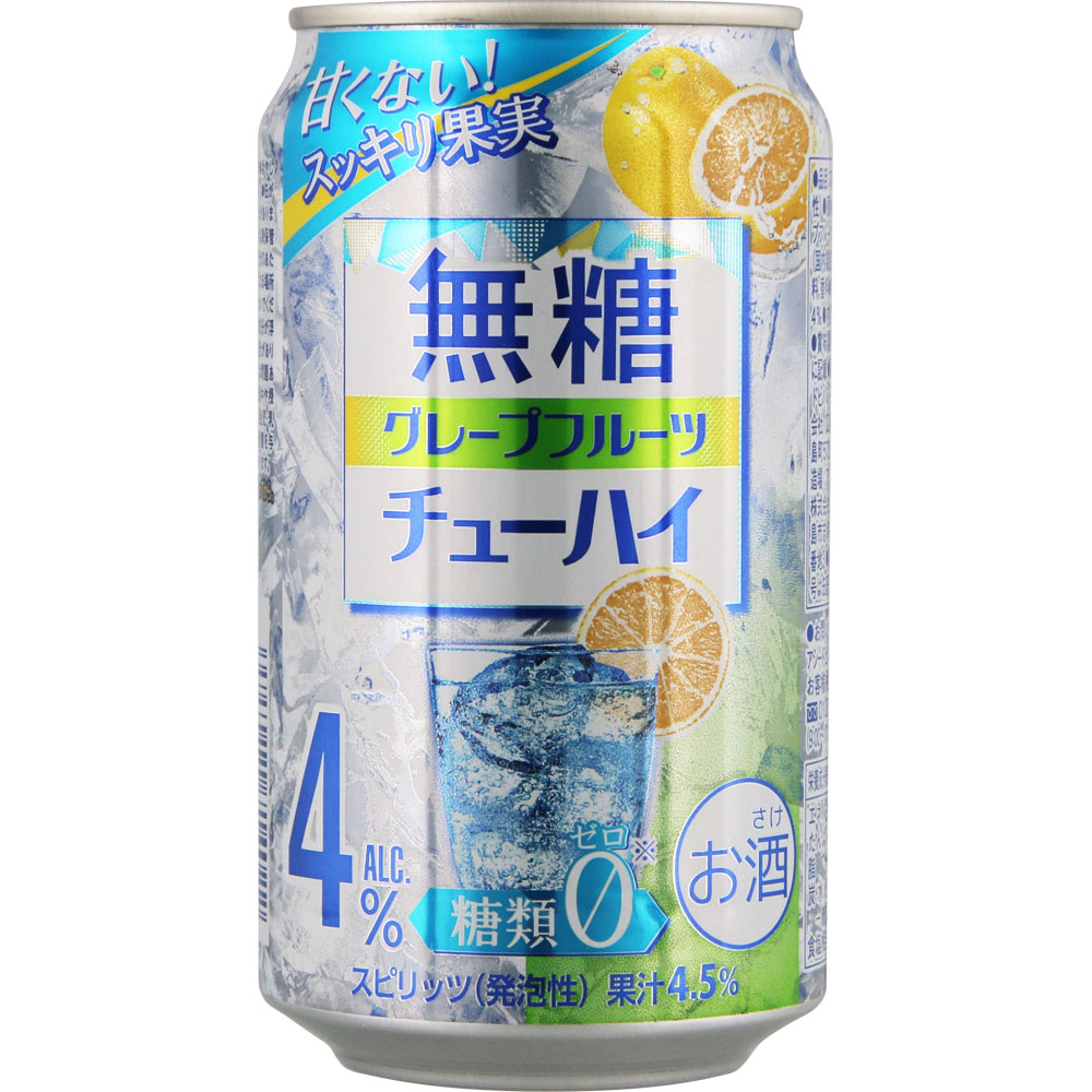 ＮＩＤ 無糖グレープフルーツチューハイ４％ 350mL