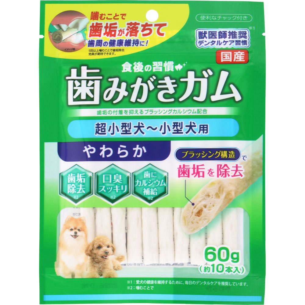 歯みがきガムやわらか 60g
