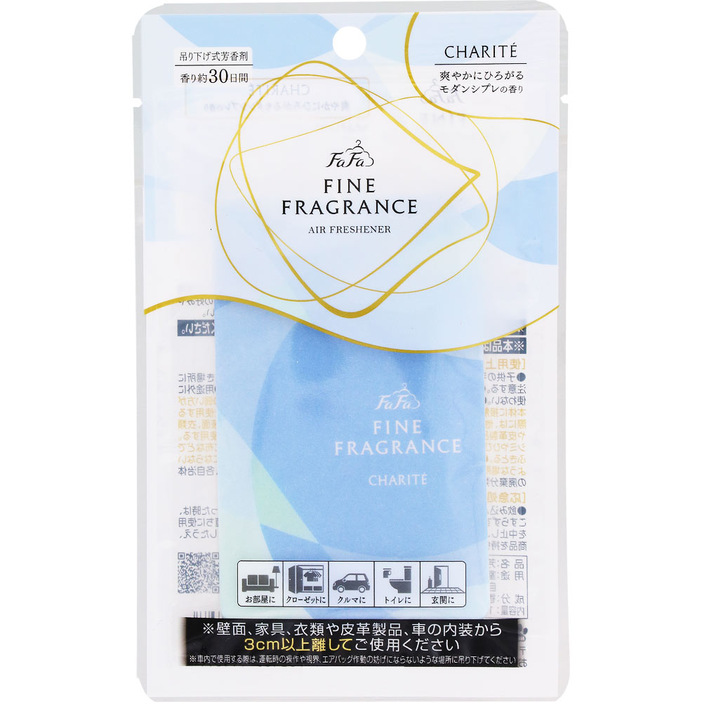 ＮＩＤ ファーファファインフレグランス エアーフレッシュナー シャリテ 1枚