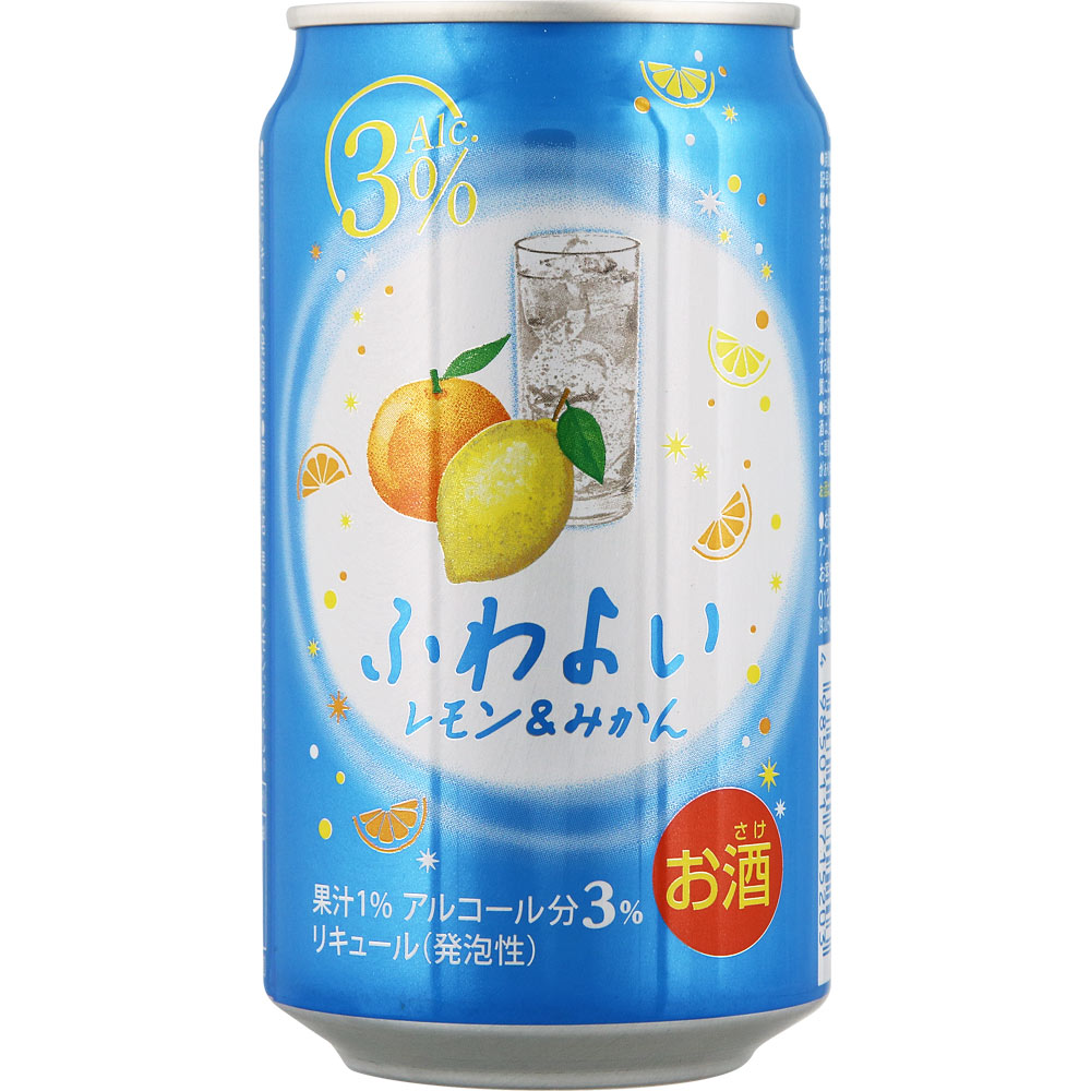 ＮＩＤ ふわよい レモン＆みかん３％ 350mL