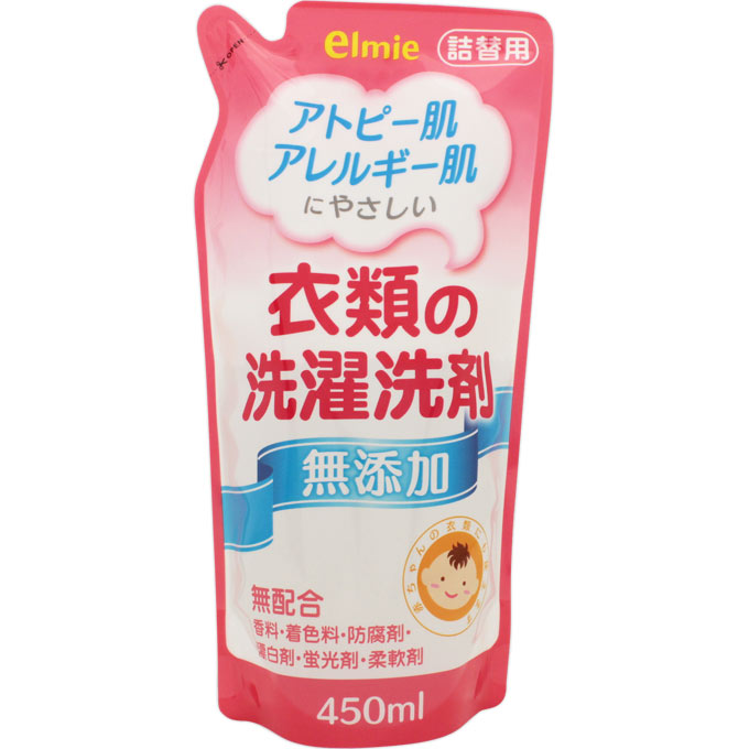 ＮＩＤ アトピー・アレルギー肌にやさしい衣類の洗剤 詰替 450mL