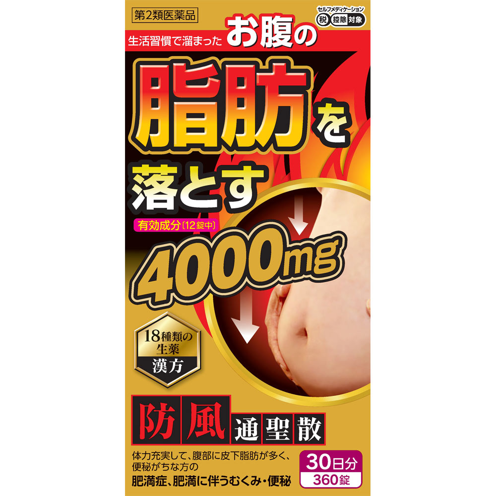 ＮＩＤ 防風通聖散料エキス錠 360錠