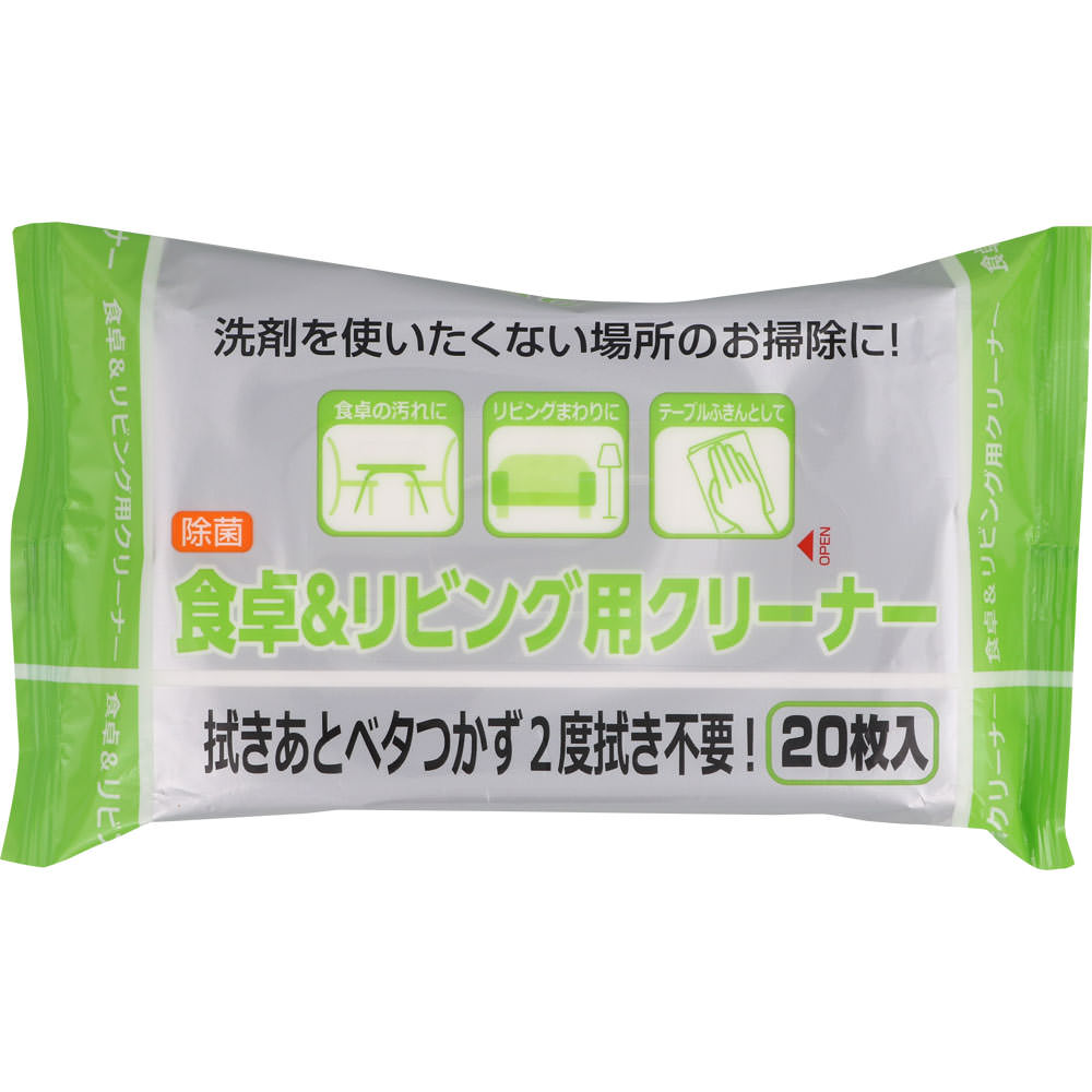 ＮＩＤ 食卓＆リビング用クリーナー 20枚