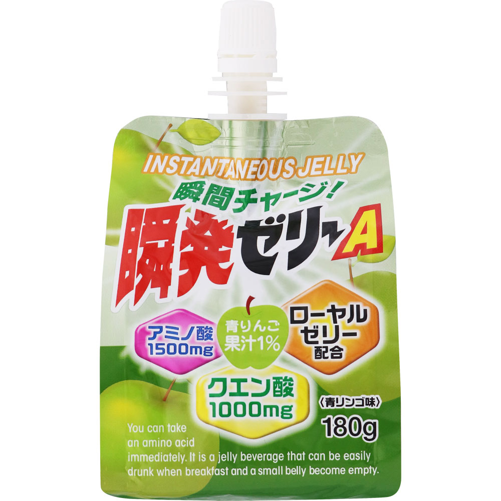 ＮＩＤ リカウェル 瞬発ゼリーＡ 青リンゴ味 180g