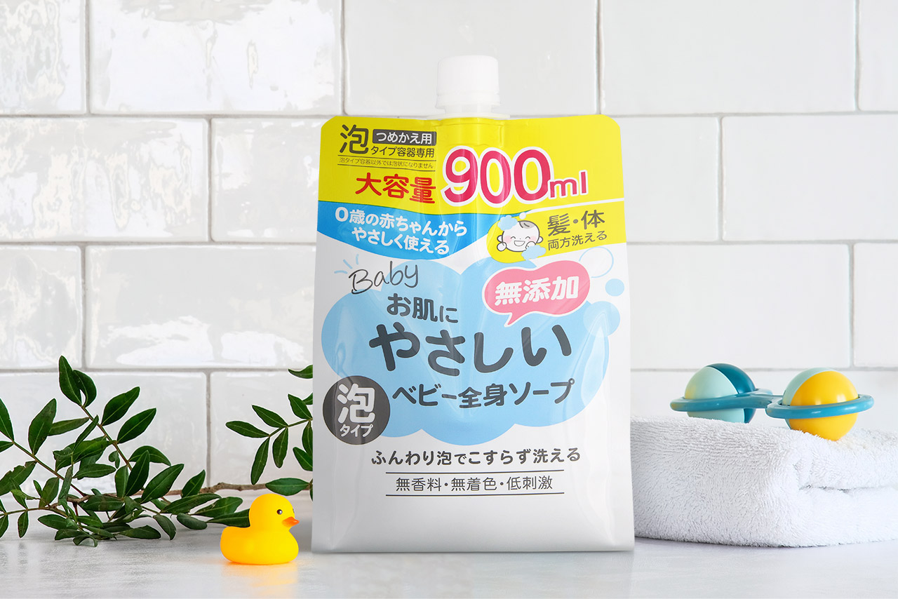 お肌にやさしいベビー全身ソープ 泡タイプ 詰替｜ドラッグストア