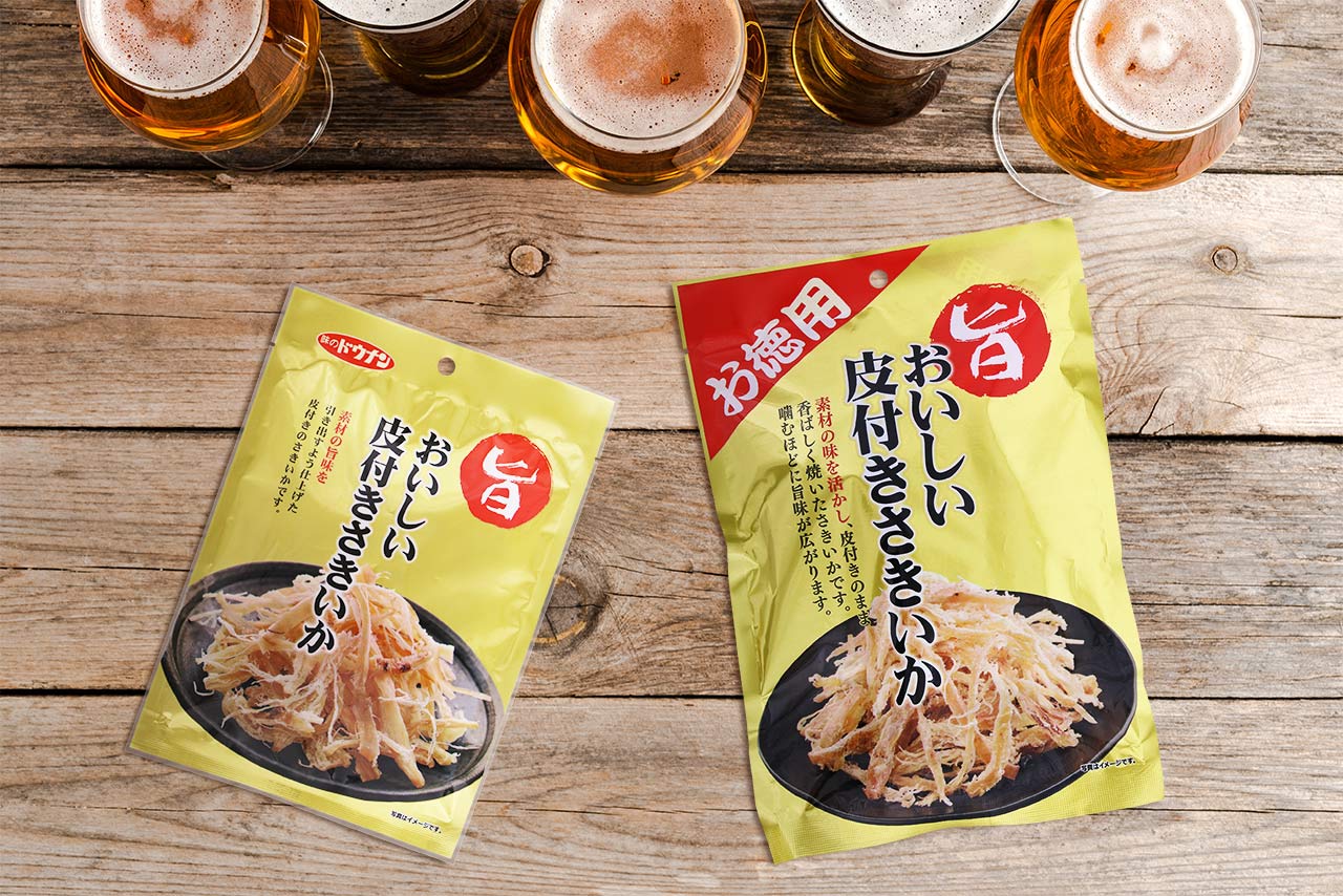 おいしい皮付きさきいか（お徳用）｜ドラッグストアで買えるNID PB