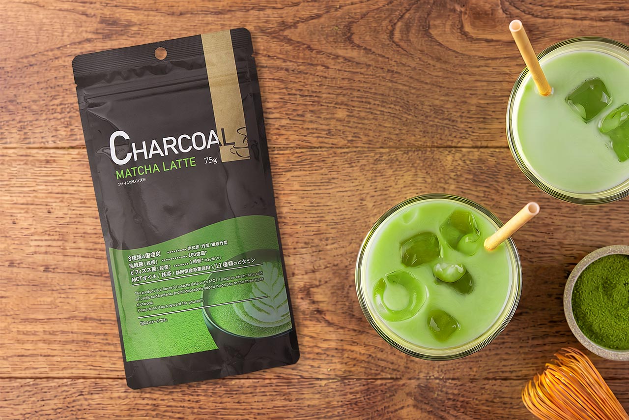 NID CHARCOAL MATCHA LATTE｜ドラッグストアで